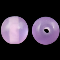 Imitation Cats Eye Resin Beads, Round, purple, 10mm, Hole:Approx 2mm, 1000PCs/Bag, Sold By Bag