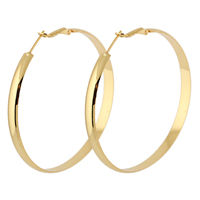 Gets® Jewelry Earring, Brass, Donut, 18K gold plated, nickel, lead & cadmium free, 5mm, 60mm, Sold By Pair