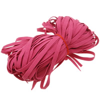 Velvet Cord  Wool lotus red 10mm Length 150 m  Sold By Lot
