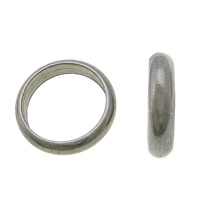 vinculação de anel de aço inoxidável, Inox 303, Rosca, cor original, 7x2.50x1mm, Buraco:Aprox 5mm, 1000PCs/Lot, vendido por Lot