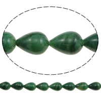Natürliche afrikanische Türkis Perle, Tropfen, 19x13mm, Bohrung:ca. 1mm, Länge:ca. 15.7 ZollInch, 5SträngeStrang/Menge, verkauft von Menge