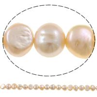 Perles nacres baroques de culture d'eau douce , perle d'eau douce cultivée, naturel, rose, 8-9mm, Trou:Environ 0.8mm, Vendu par Environ 14.2 pouce brin