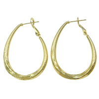 Gets® Jewelry Earring, Brass, Teardrop, gold color plated, nickel, lead & cadmium free, 30mm, Sold By Pair