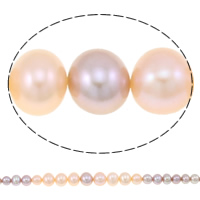 Cultured Potato Freshwater Pearl Beads, natural, graduated beads, mixed colors, 3.5-8.5mm, Hole:Approx 0.8mm, Sold Per Approx 15.7 Inch Strand
