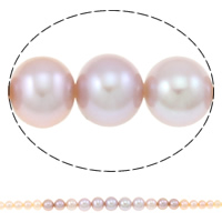 Cultured Potato Freshwater Pearl Beads, natural, graduated beads, mixed colors, 3.5-7.5mm, Hole:Approx 0.8mm, Sold Per Approx 15.5 Inch Strand