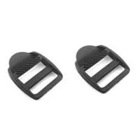 Plastic Buckle black Approx 20mm Sold By Bag