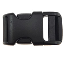 Plastic Side Release Buckle, black, 60.50x34x13.50mm, Hole:Approx 25.5x5mm, 200PC/Lot, Sold By Lot