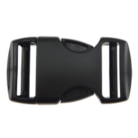 Plastic Side Release Buckle, black, 59x31.50x12mm, Hole:Approx 26x4mm, 200PC/Lot, Sold By Lot