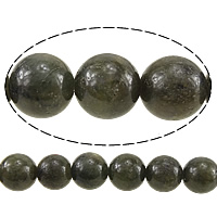 Perles en labradorite, Rond, 12mm, Trou:Environ 1.2mm, Longueur:Environ 15 pouce, 5Strandstoron/lot, Environ 32PC/brin, Vendu par lot