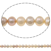 Cultured Potato Freshwater Pearl Beads, natural, mixed colors, 7-8mm, Hole:Approx 0.8mm, Sold Per Approx 15 Inch Strand
