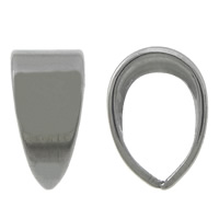 Stainless Steel Pinch Bail, 304 Stainless Steel, Teardrop, original color, 3.50x7x0.60mm, 4000PCs/Lot, Sold By Lot