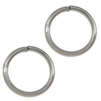 Edelstahl offene Ringe, 304 Edelstahl, Kreisring, originale Farbe, 3x0.50mm, 10000PCs/Menge, verkauft von Menge