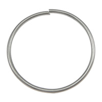 Rustfrit stål Open Ring, 304 rustfrit stål, Donut, oprindelige farve, 19x1mm, 1000pc'er/Lot, Solgt af Lot