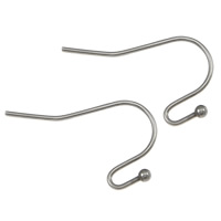 Stainless Steel Hook Earwire 304 Stainless Steel original color 0.7mm Sold By Lot