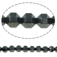 Non Magnetic Hematite Beads Drum black Approx 0.5-1mm Length Approx 15.7 Inch Approx 101/Strand Sold By Lot