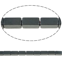 Non Magnetic Hematite Beads Rectangle black Approx 0.5-1mm Length Approx 15.7 Inch Sold By Lot