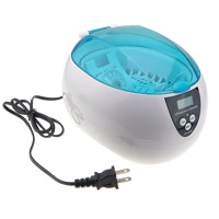 Plastic Digital Ultrasonic Cleaner, with Stainless Steel, 210x170x145mm,150x130x50mm, Hole:Approx 20mm, Sold By PC