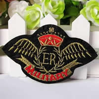 Iron on Patches, Cloth, 95x58mm, 30PCs/Lot, Sold By Lot