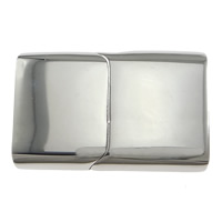 Stainless Steel Magnetic Clasp, Rectangle, original color, 28.50x18x7mm, Hole:Approx 16.5x5mm, 10PCs/Lot, Sold By Lot