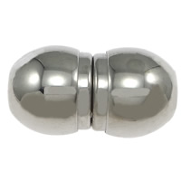 Stainless Steel Magnetic Clasp, Calabash, original color, 17.50x10x4mm, Hole:Approx 4mm, 30PCs/Lot, Sold By Lot