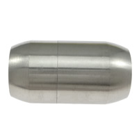 Fecho magnético de aço inoxidável, Coluna, Mais tamanhos a sua ecolha, cor original, 50PCs/Lot, vendido por Lot