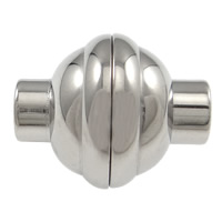 Stainless Steel Magnetska kopča, Nehrđajući čelik, Fenjer, izvorna boja, 15x12mm, Rupa:Približno 4mm, 50računala/Lot, Prodano By Lot