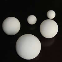 Wrown Alumina, Round, natural, more sizes for choice, white, Sold By Bag