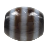 Natural Tibetan Agate Dzi Beads, Oval, stripe & more sizes for choice & two tone, Hole:Approx 2mm, Sold By PC