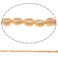 Cultured Baroque Freshwater Pearl Beads pink Grade AA 4-5mm Approx 0.8mm Sold Per 15 Inch Strand