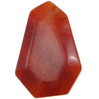 Agate Cabochon, Red Agate, Teardrop, flat back, 35x52x12mm, 10PCs/Bag, Sold By Bag