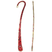 Tibetan Style Bookmark, gold color plated, enamel, more colors for choice, lead & cadmium free, 23x123x3mm, Hole:Approx 2mm, 10PCs/Bag, Sold By Bag