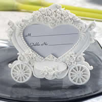 Resin Baby Pram with photo locket white Sold By Lot