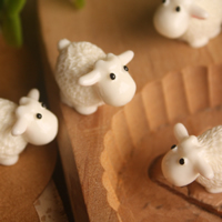Resin, Sheep, white, 13x18mm, 20PCs/Lot, Sold By Lot