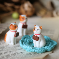 Resin, Cat, white, 30mm, 20PCs/Lot, Sold By Lot