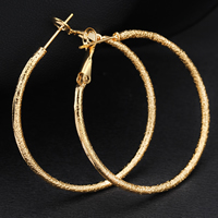 Gets® Jewelry Earring, Brass, 18K gold plated, nickel, lead & cadmium free, 37mm, Sold By Pair