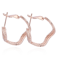 Gets® Jewelry Earring Brass rose gold color plated nickel lead & cadmium free Sold By Pair