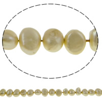 Barock kultivierten Süßwassersee Perlen, Natürliche kultivierte Süßwasserperlen, 5-6mm, Bohrung:ca. 0.8mm, verkauft per 14.5 ZollInch Strang