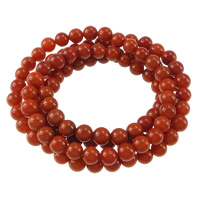 Yunnan Red Agate Bracelet, 4-strand, 8mm, Sold Per Approx 35 Inch Strand