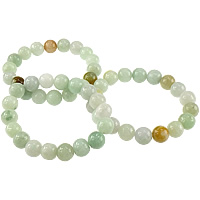 Jadeite Bracelet natural Grade A 10mm Length Approx 8 Inch  Sold By Lot