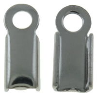 Stainless Steel Cord Tips, original color, 4x9x3mm, Hole:Approx 2mm, 3000PCs/Bag, Sold By Bag
