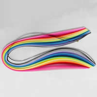 Paper Quilling ​Strips, mixed colors, 0.3x52.5cm, 50Bags/Lot, Sold By Lot