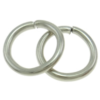 Iron Closed Jump Ring, Donut, platinum color plated, different size for choice, nickel, lead & cadmium free, Sold By Bag