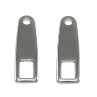 Stainless Steel Connector, Bottle Opener, 1/1 loop, original color, 3x10x0.80mm, Hole:Approx 0.8mm,2mm, 2000PCs/Lot, Sold By Lot
