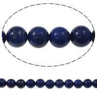 Synthetischer Lapislazuli Perlen, rund, 8mm, Bohrung:ca. 1.5mm, ca. 48PCs/Strang, verkauft per ca. 15 ZollInch Strang