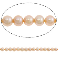 Cultured Round Freshwater Pearl Beads natural pink 8-9mm Approx 0.8mm Sold Per Approx 15.7 Inch Strand