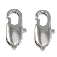 Zinc Alloy Lobster Clasp platinum color plated nickel lead & cadmium free Approx 1.5mm Sold By Lot