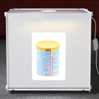 Acrylic Mini Photo Studio, with ABS Plastic, Rectangle, white, 410x400x390mm, Sold By PC