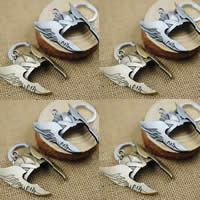 Zinklegierung Schlüsselanhänger, mit Eisen Ring, Thor -Maske, plattiert, mit Brief Muster, gemischte Farben, frei von Nickel, Blei & Kadmium, 70x50x20mm, 20SträngeStrang/Menge, verkauft von Menge