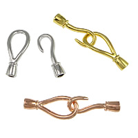 Zinc Alloy Hook and Eye Clasp plated nickel lead & cadmium free 56mm  Approx 4mm Sold By Lot