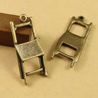 Zinc Alloy Pendants Chair antique bronze color plated nickel lead & cadmium free Approx 1.5-2.5mm Sold By Bag